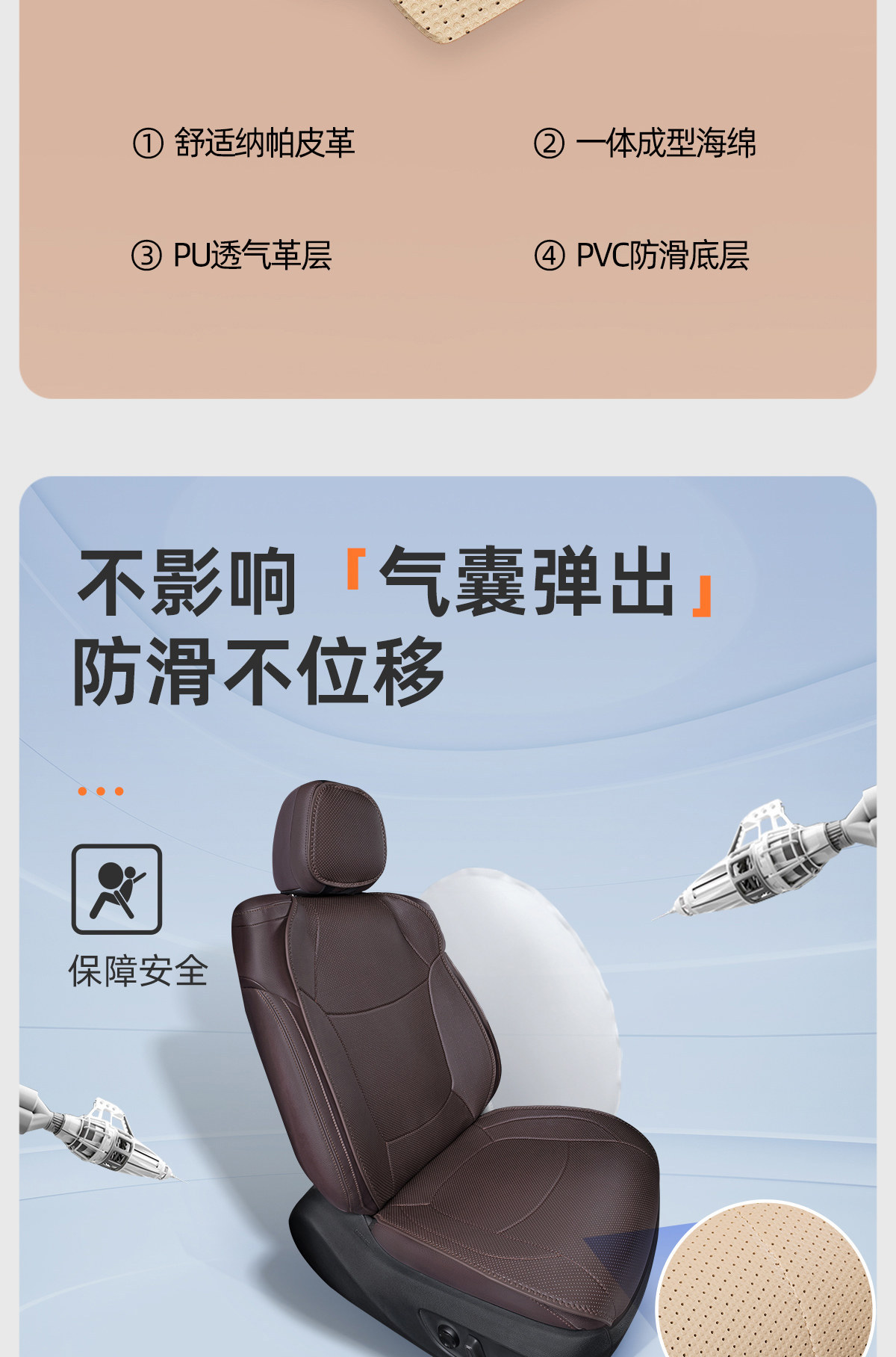 Suitable for Toyota Sienna Seat Cushions, Car-Specific Seat Covers for Granvia, Complete Set of Seat Cushion Modification Parts