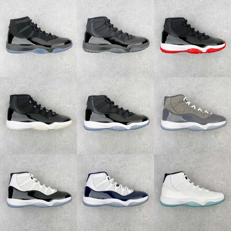 Aj11 Big Devil Men's Shoes Kang Buck Gypsophila Slam Dunk Blue Pink Snake Women's Shoes Joe 11 Black Red Basketball Shoes Putian Shoes