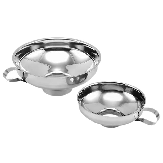 Amazon embudos de acero inoxidable de grado alimenticio gran embudos de cocina de boca ancha embudos de ensalada de salsa de carne