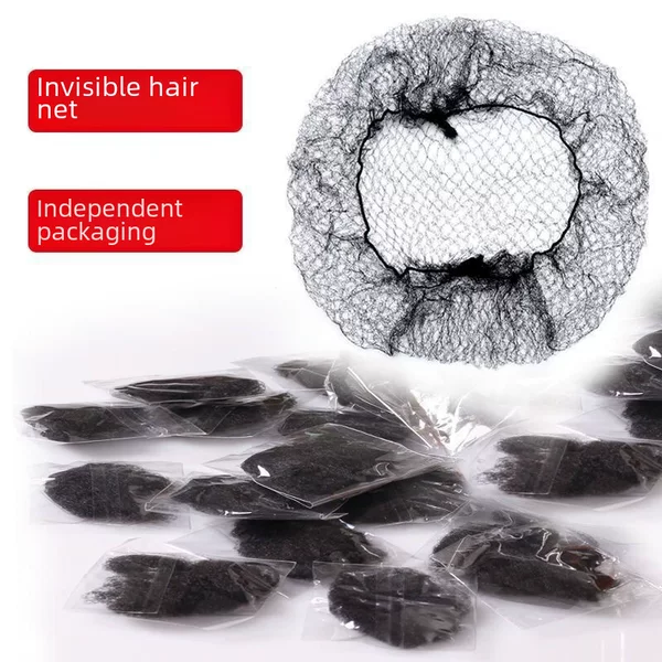 Studio/film and television professional updo supplies nurse stewardess special high elasticity ultra-fine invisible hair net fine mesh hair net