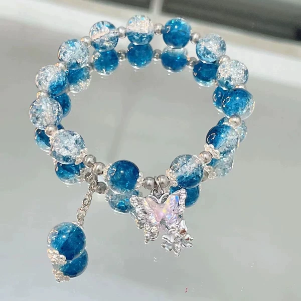 Blue Jade Broken Butterfly
