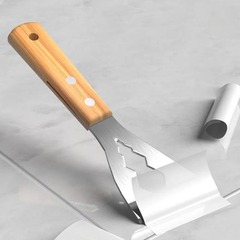 ステンレス鋼クリーニングシャベル肥厚家庭用多機能シャベル装飾セメントシャベル美しい継ぎ目スクレーパーツール新しいスタイル