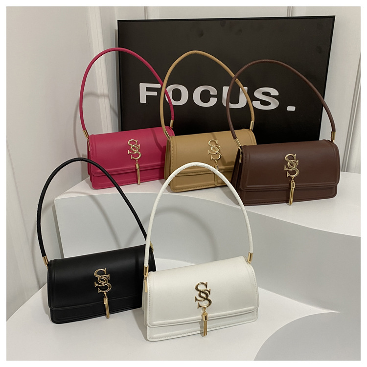 Personalized and Minimalist High-quality and Versatile Korean Version Bag for Women's Bag 2024 Spring New Car Sewn Single Shoulder Underarm Handbag_voghion.com