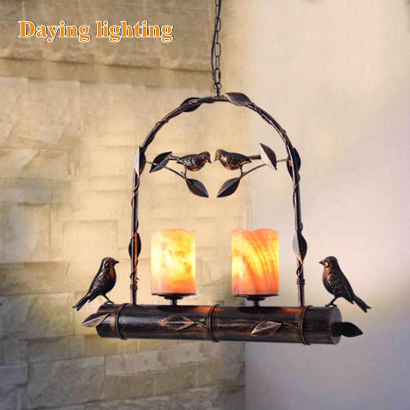 American country nostalgic marble iron bird chandelier restaurant Tea Room coffee shop card holder lounge lamps wholesale American country nostalgic marble iron bird chandelier restaurant Tea Room coffee shop card holder lounge lamps wholesale