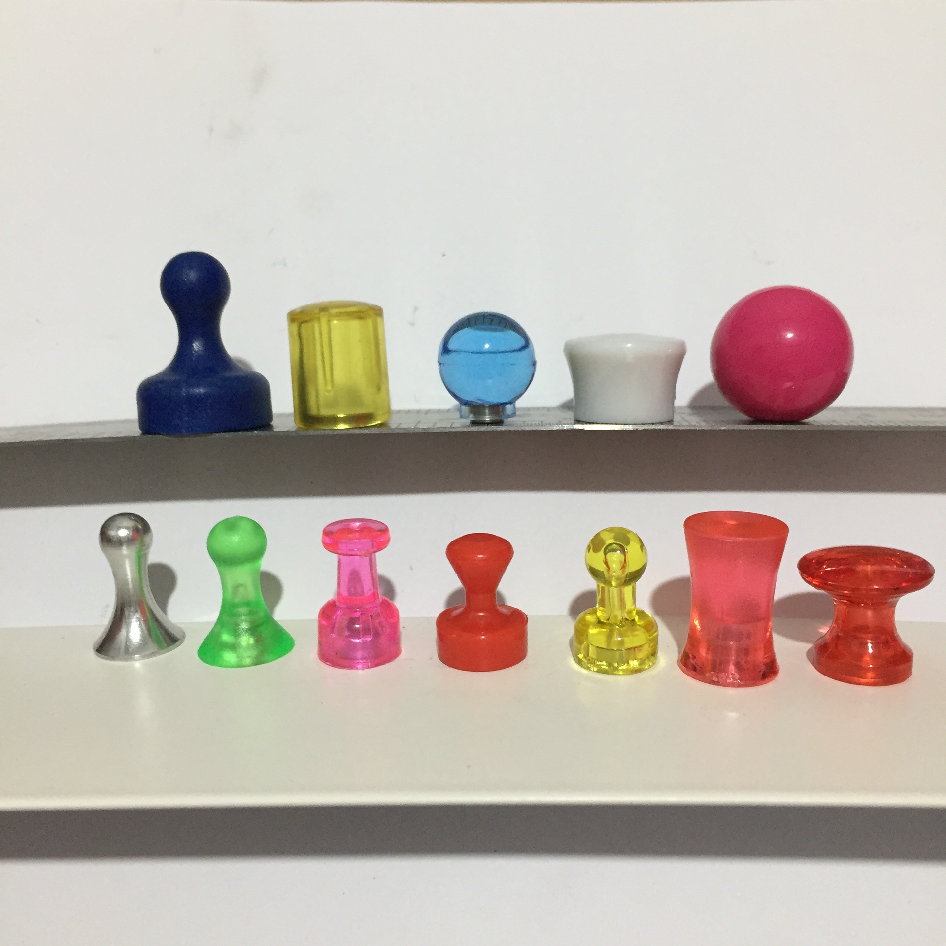 塑料磁钉  强力白板磁钉 冰箱贴磁粒 磁铁图钉 圆形磁扣磁钢