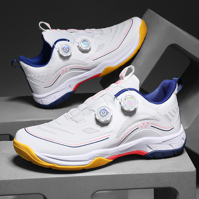 Cross-Border New Badminton Shoes for Men, Professional Training Breathable Sports Shoes for Women, Couple Models, Non-Slip Tennis Shoes