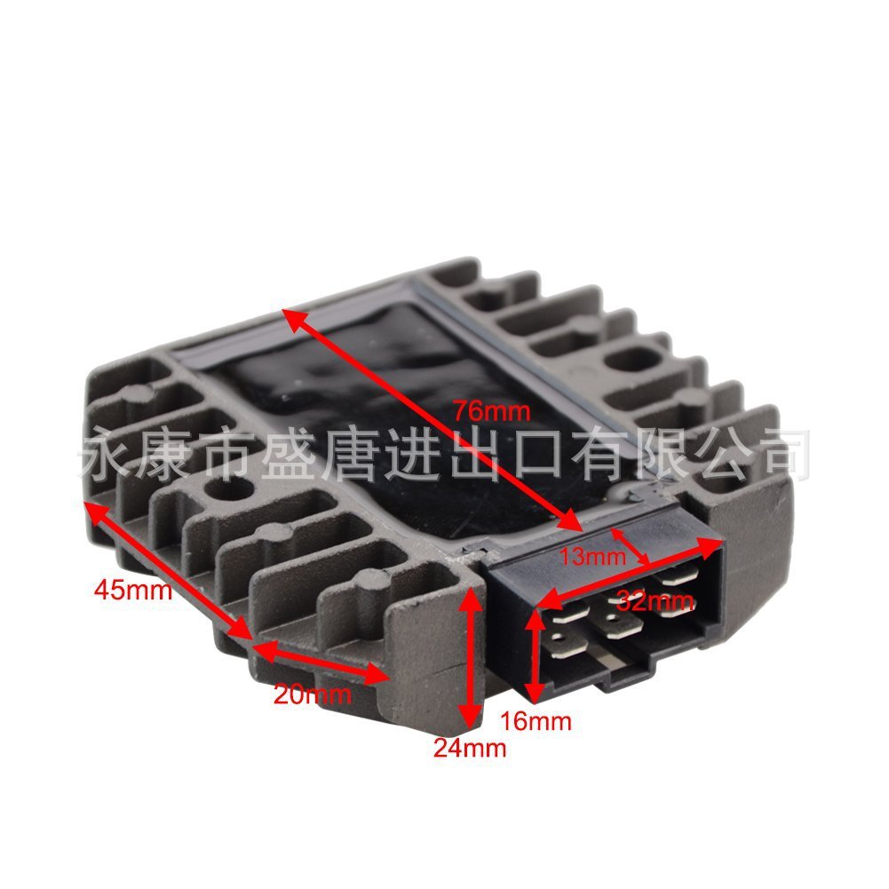 GOOFIT Motorcycle Marine Engine Mercury Voltage Regulator Rectifier for Kawasaki KEF300