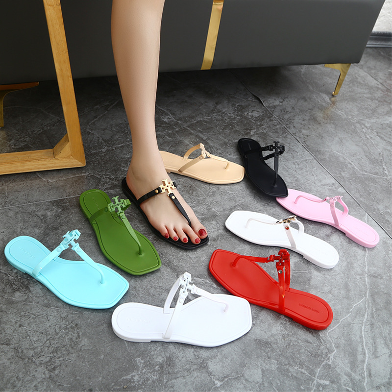 2023 new TB slippers for women summer fl...