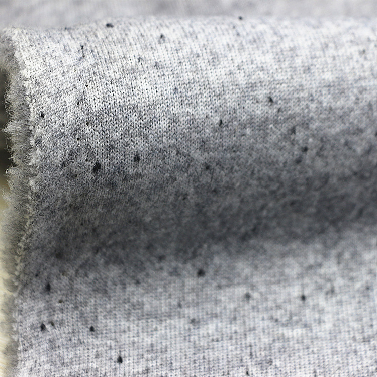 黑点白点彩点纱羊羔绒涤棉仿毛皮加厚舒棉绒颗粒绒泰迪绒羊羔绒布