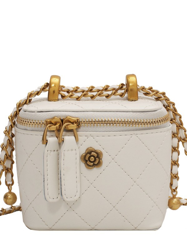 Mini caja de cadena de diamante bolso pequeño para mujeres 2026 nuevo nicho coreano de alta calidad bolso de hombro