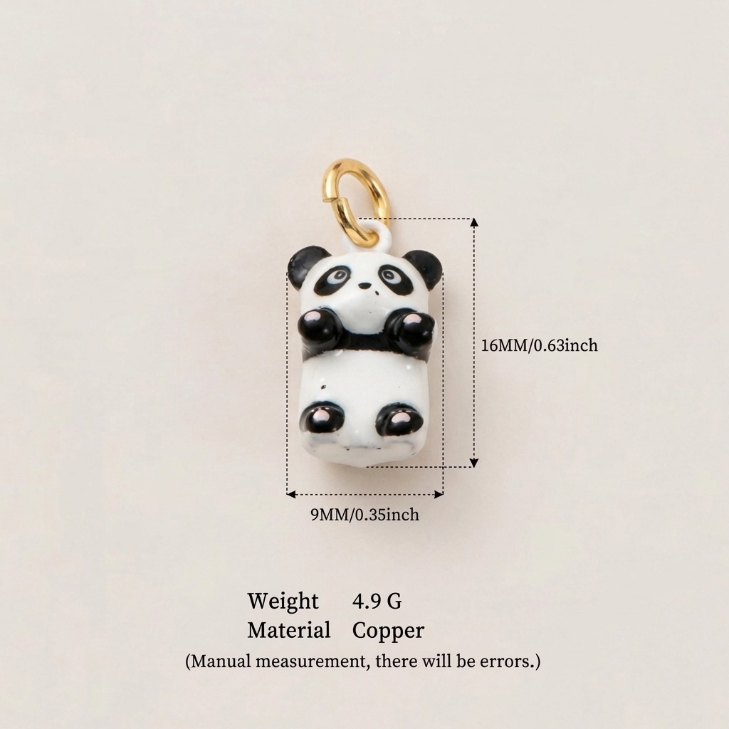 Elefantes de plátano de Europa y Estados Unidos explotadores transfronterizos spot animal mundo pequeño pez panda cachorro mariposa adornos de cobre lindos collar DIY