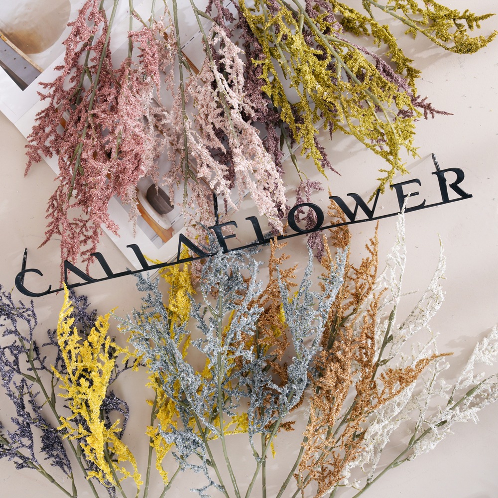 裝飾婚慶情人草配草仿真花廠家家居手捧花玫瑰花牆假花INSMW66004