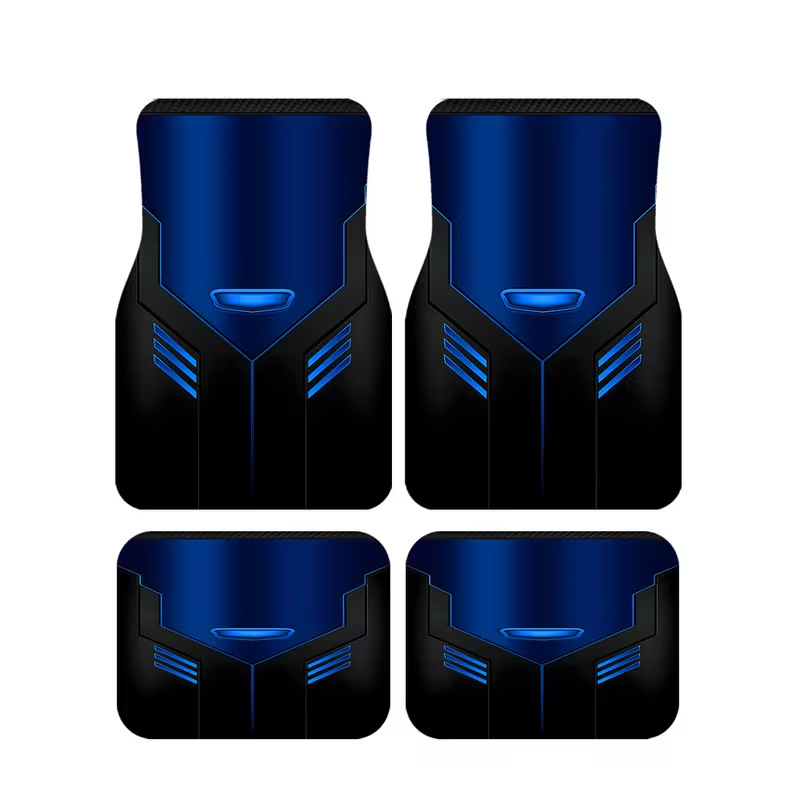 Amazon Temu Dropshipping 3D Visual Crystal Velvet Car Floor Mats, Stain-Resistant, Wear-Resistant, Easy-Care Floor Mat Set of Four