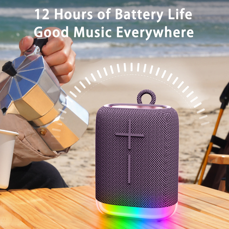 新款蓝牙音箱小型高质量大功率低音炮户外便携式露营音箱礼品跨境|undefined