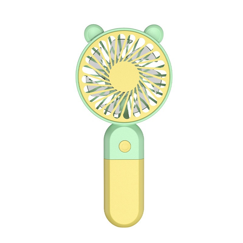 Nuevo estilo de alto valor de superficie portátil de escritorio USB pequeño ventilador de carga portátil al aire libre de dos colores pequeño ventilador al por mayor