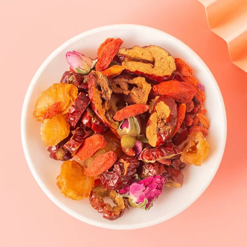 Longan Red Date Goji Rose Tea Bags 5g x 20 Pyramid Bags Daily Wellness Herbal Blend specifications
