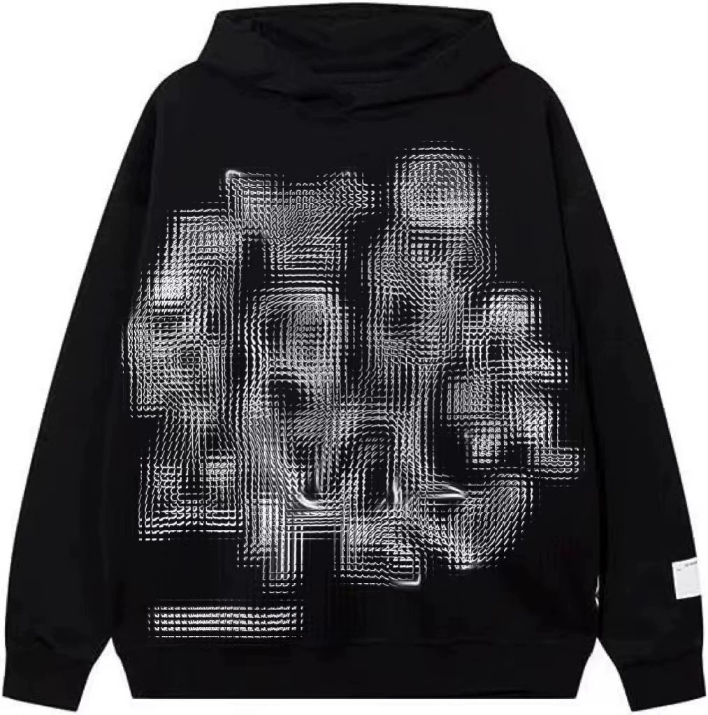 Demi-season Hoody, Retro Hip‑Hop Sweatshirt, Relaxed Fit, Sizes S–XXL