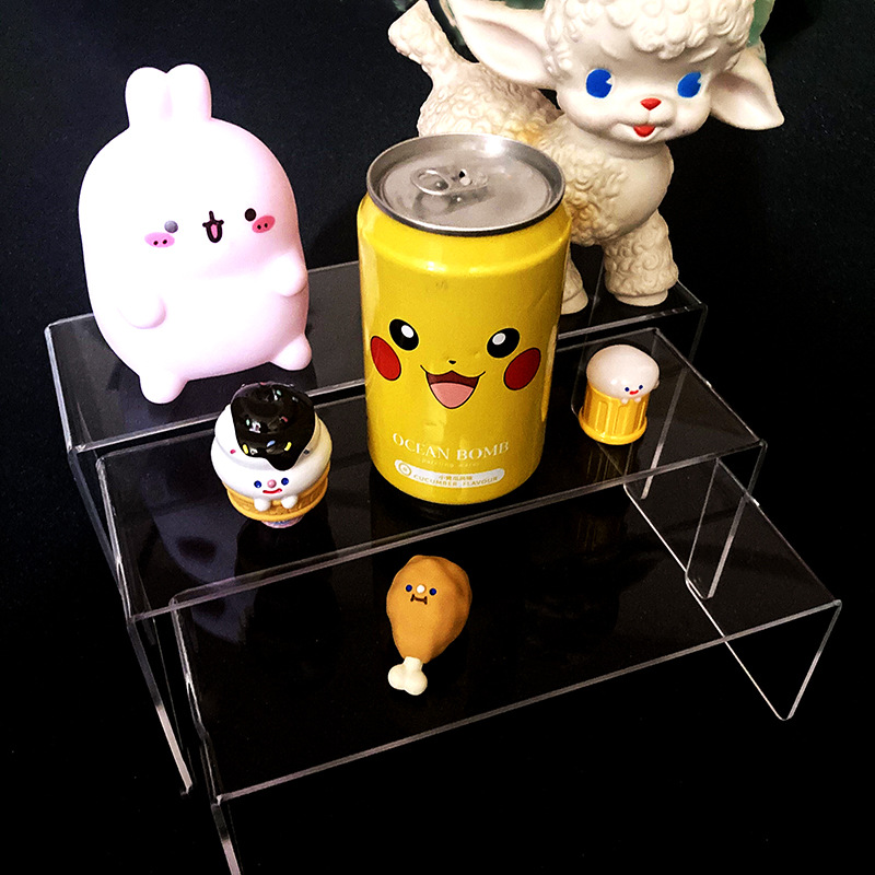 5-layer thickened acrylic U-shaped frame hand-made toy transparent plexiglass display rack shoe rack manufacturer