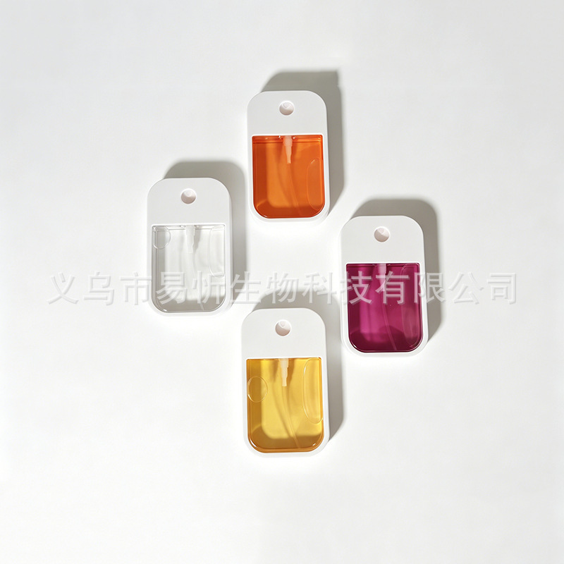Cross-Border Card-Sized Spray Hand Sanitizer 30ml Portable No-Rinse Moisturizing Travel Pack, Popular Dropshipping Item