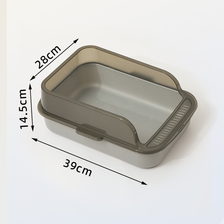 Explosión de arena para gatos semicerrada gran inodoro anti-splash para gatos para aumentar la valla con pala para gatos fábrica directa