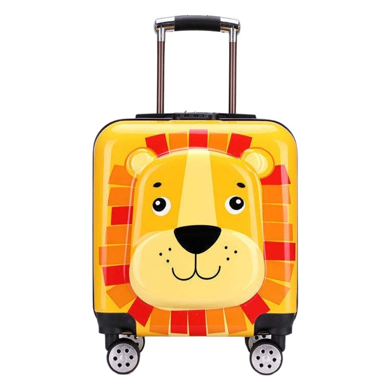 New children's trolley case cute cartoon luggage 3D double-sided suitcase wholesale universal wheel password lock tide children
