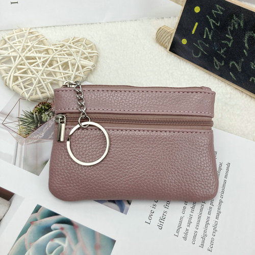 Korean version wallet mini fashionable slim short-handled small handbag for women women's key holder card case coin purse