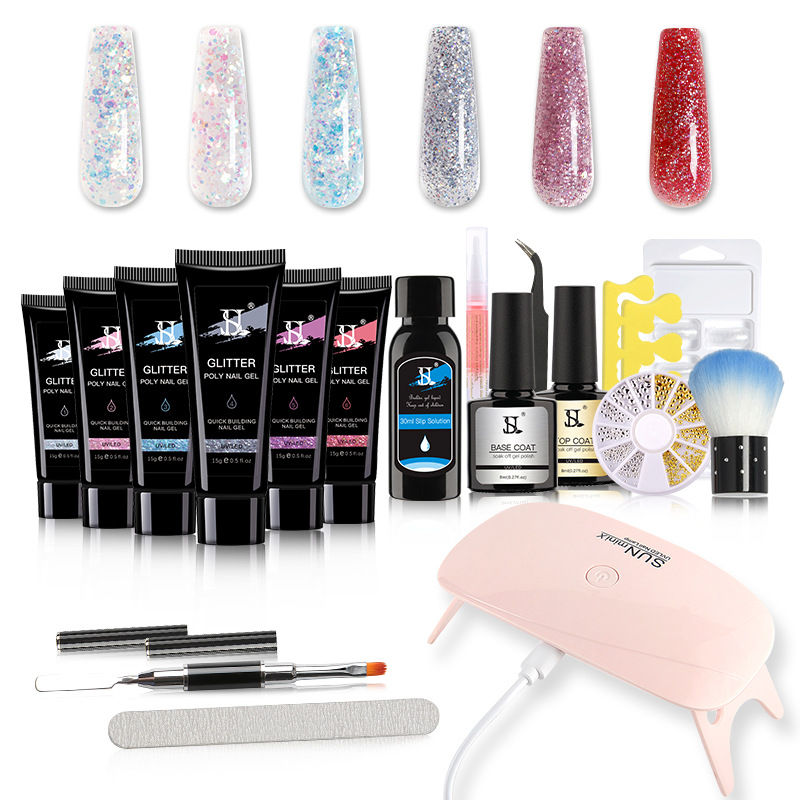 FN15Ml美甲延长胶套装快速水晶光疗延长胶指甲延长胶厂家专供批发|ms