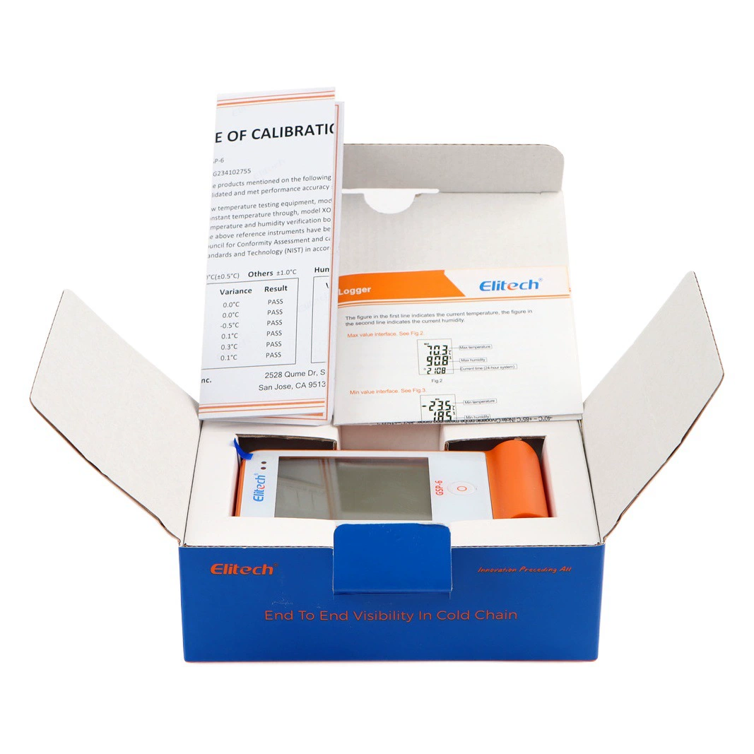 GSP-6 Регистратор температуры и влажности холодильные камеры транспортировка звуковая и световая сигнализация регистратор данных usb автоматическое определение температуры и влажности