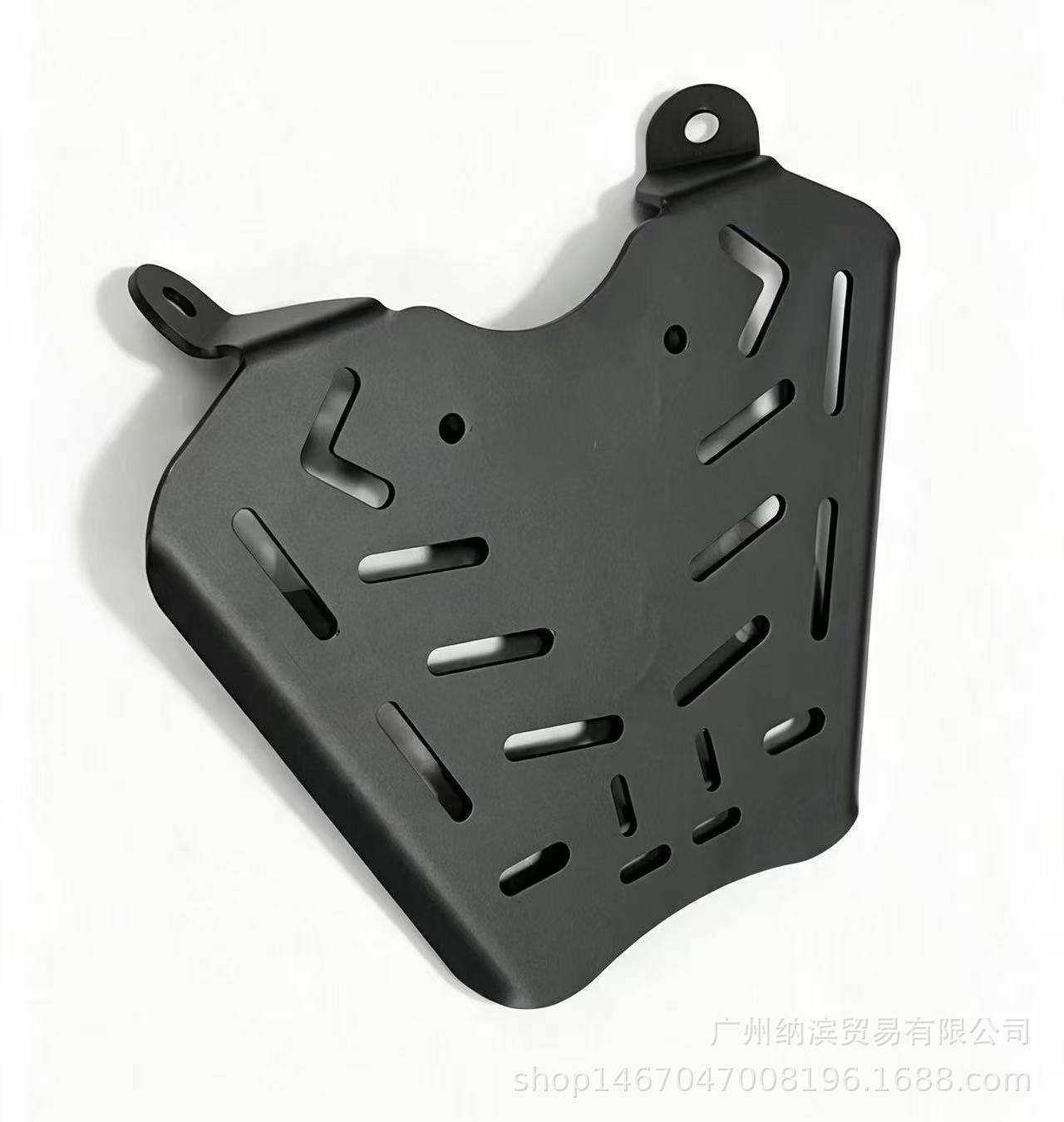 Suitable for ZONTES 368G modified tail box rack, rear cargo rack, stainless steel base plate, upgraded and thickened rear rack