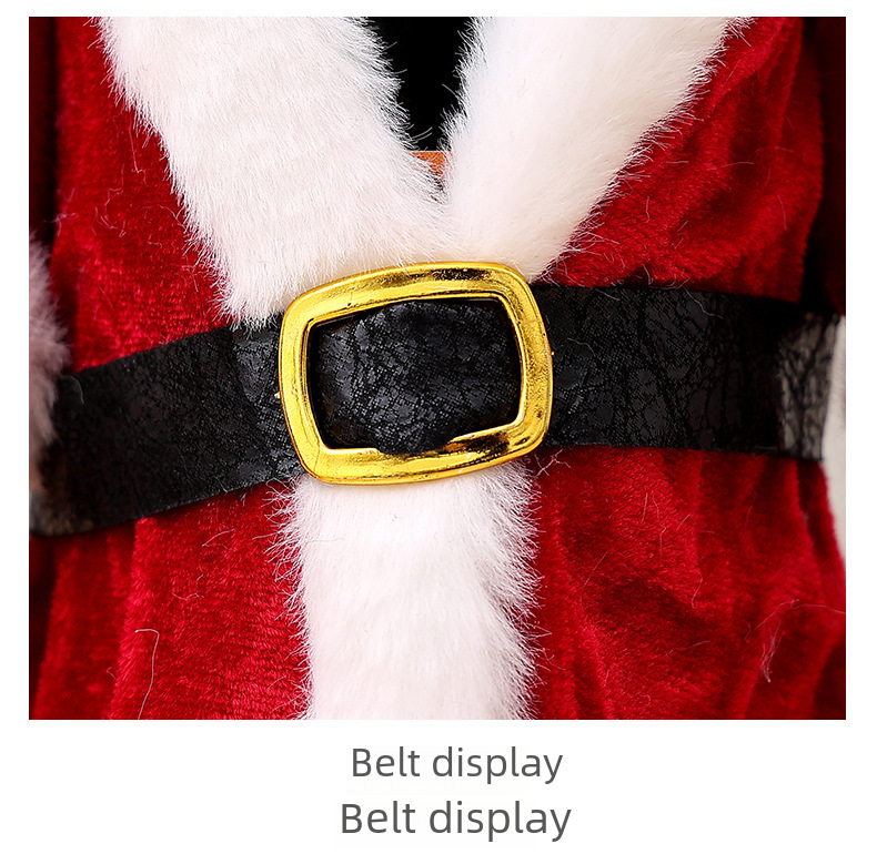 Décorations de Noël transfrontalières neuves Robe Robe Ensemble de bouteilles de vin Ensemble de vin de Noël créatif Décoration de table à manger à domicile_voghion.com