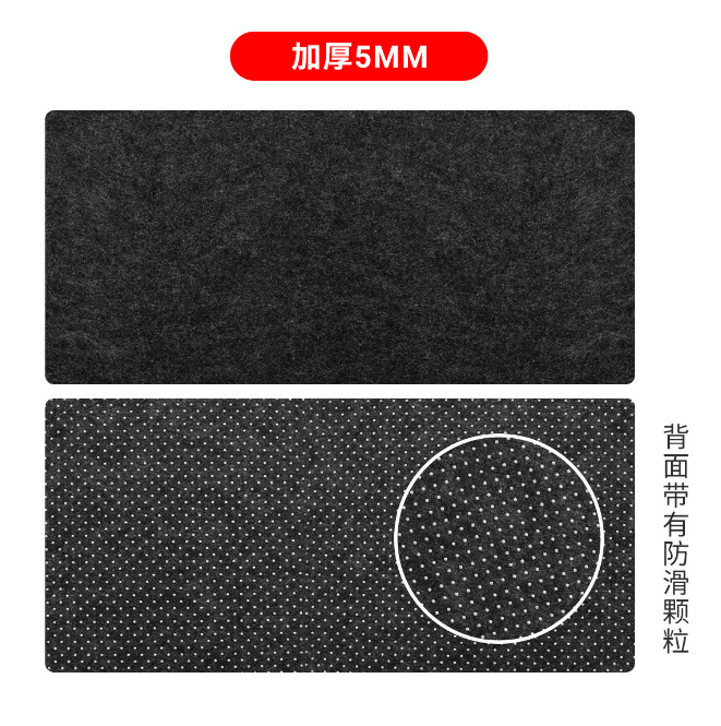 Alfombrilla de ratón de fieltro Amazon, alfombrilla de escritorio de escritura para oficina, antideslizante, extra grande, respetuosa con el medio ambiente