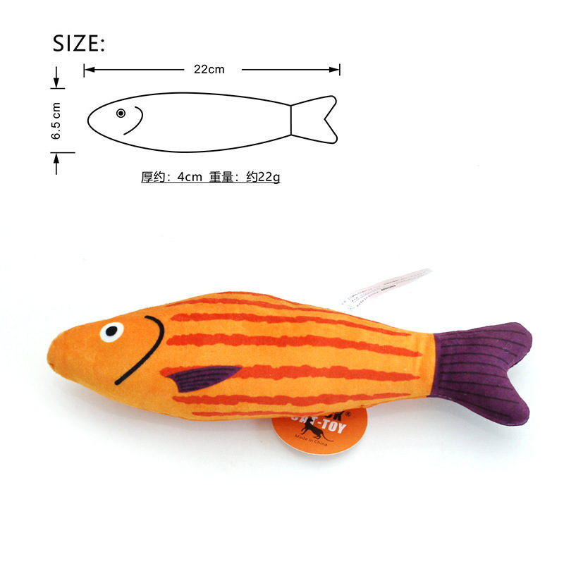猫のおもちゃの魚はミントをシミュレーションします。|undefined