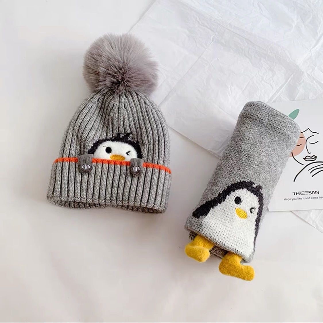 Penguin Set-Gray