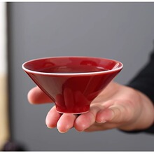 斗笠杯陶瓷主人杯茶杯女士个人专用单杯功夫茶具茶盏杯