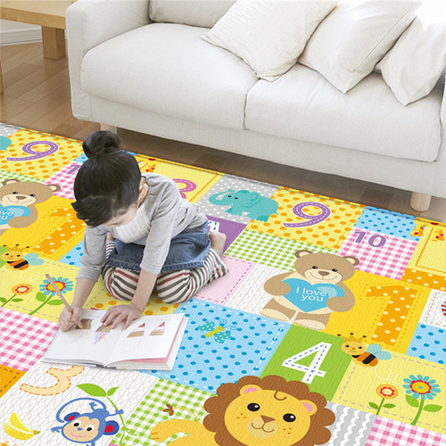 Selected double-sided crawling mat for babies and toddlers, household living room, game mat, thick and foldable children's crawling mat, odorless