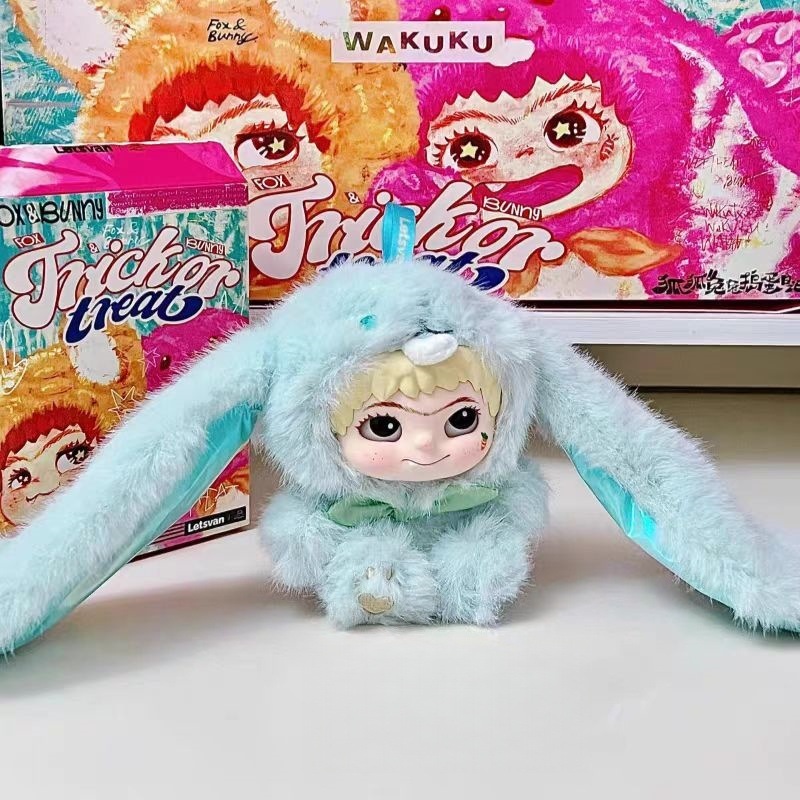 现货WAKUKU哇库库毛毛潮同款潮趣派对玩偶系列毛绒盲盒祖国棉花|undefined