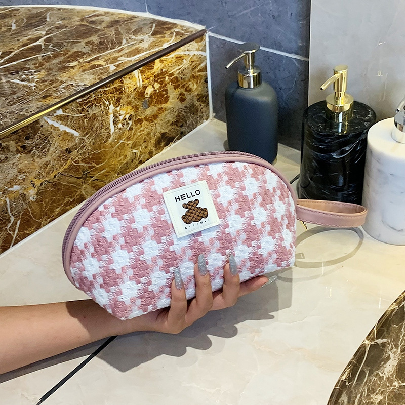 Bolsa de Cosméticos de Alta Gama para Mujer, Estilo 2024, Bolsa de Almacenamiento de Maquillaje Portátil, Bolso Multifuncional de Celebridad de Internet, Venta al por Mayor