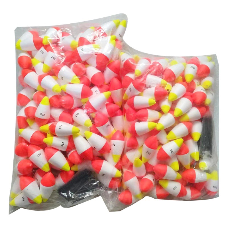 Cross-Border red and white floating EVA foam hard foaming through the belly long-cast fish floating export floating buoyant fish floating