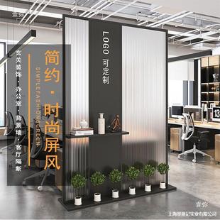 Company entrance image wall screen partition floor modern large screen art entrance background block