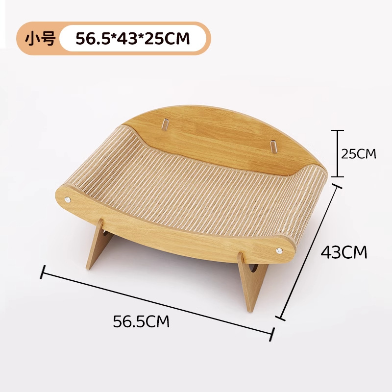 Sofá de gato de sisal, cuerda de sisal, tabla de agarre de gato, resistente al desgaste, sin caspa, tabla de garras de gato, almohadilla de sisal, nido de gato, cuerda de cáñamo, sillón reclinable de gato