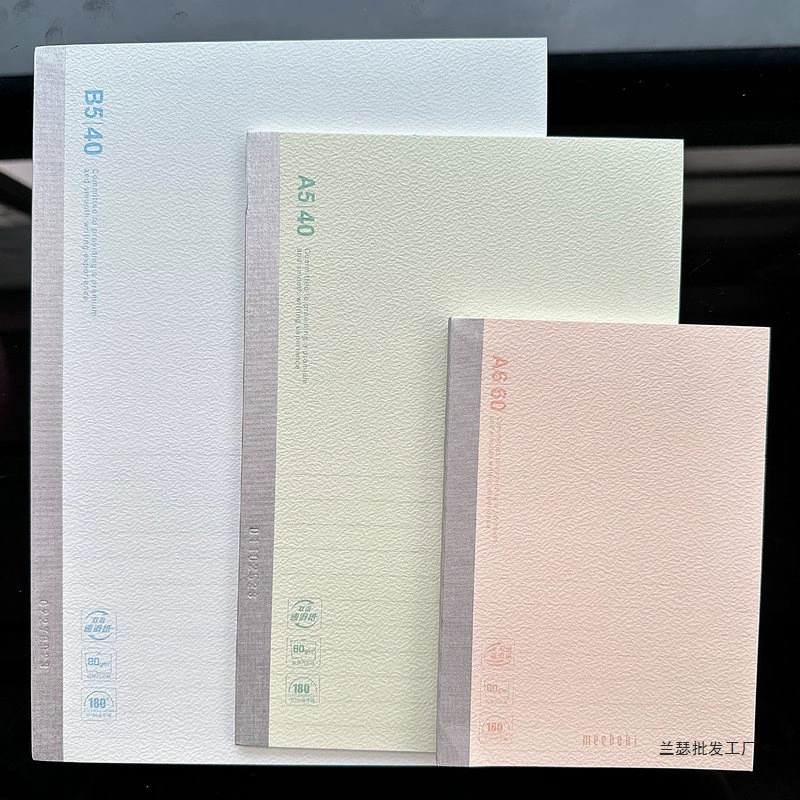 Рекомендуемый двухскоростной скользящий блокнот, блокнот с беспроводным переплетом формата А6, который можно раскладывать на 180 градусов. ° Утолщенная книга