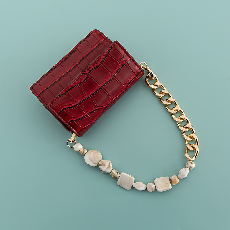 37g Weight Bag Chain Bag Accessories Type 1 Piece Quantity Daily, Street Occasion Acrylic Material Geometric Pattern Bohemian, Simple Style Style 1 Piece Acrylic Geometric Bag Chain 1