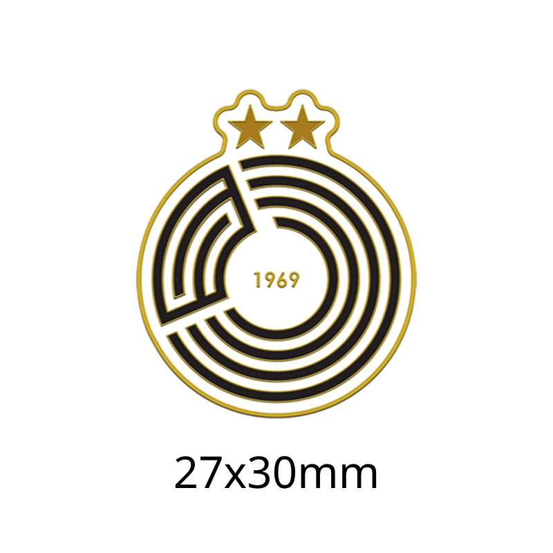Insignias metálicas transfronterizas, pegatinas para teléfonos móviles, broches, Copa Mundial, Liga de Campeones, club de fútbol, insignias del Real Madrid, insignias del Liverpool al por mayor