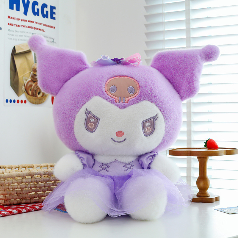 新しい紫色のドレスの新星クロミハローキティ人形メロディーぬいぐるみ子供の枕ギフト卸売|undefined