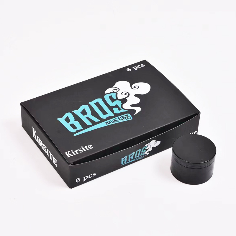 Molino de tabaco de aleación de zinc de venta transfronteriza metal de cuatro capas simple molino de tabaco al por mayor cigarrillos de tabaco