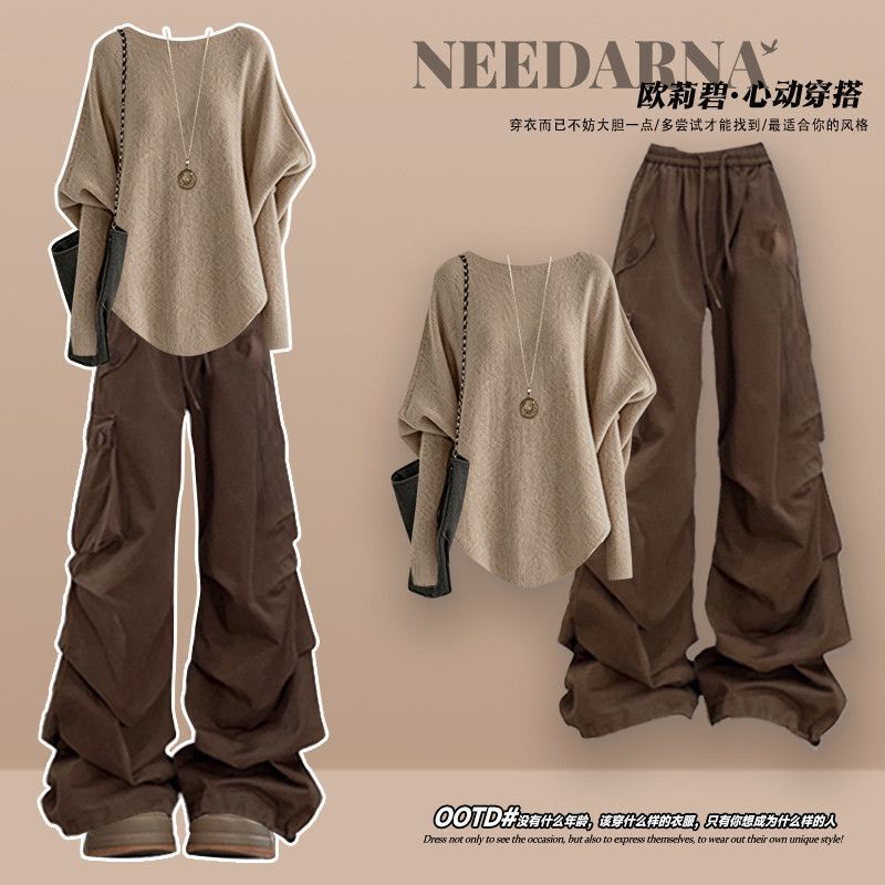 Western Sichuan travel outfit: stylish and sophisticated sweater, super good-looking for early autumn, western wasteland style workwear suit with pants Western Sichuan travel outfit: stylish and sophisticated sweater, super good-looking for early autumn, western wasteland style workwear suit with pants