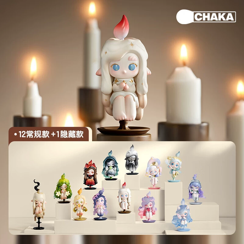 POP MART Bubble Mart Chaka Light Elf серия игрушка-слепой бокс, игрушка подвесной Томбоат подарок на день рождения