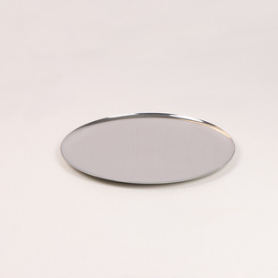 ins mirror stainless steel metal tray restaurant light luxury candy Plate steak fruit disc decoration desktop decoration