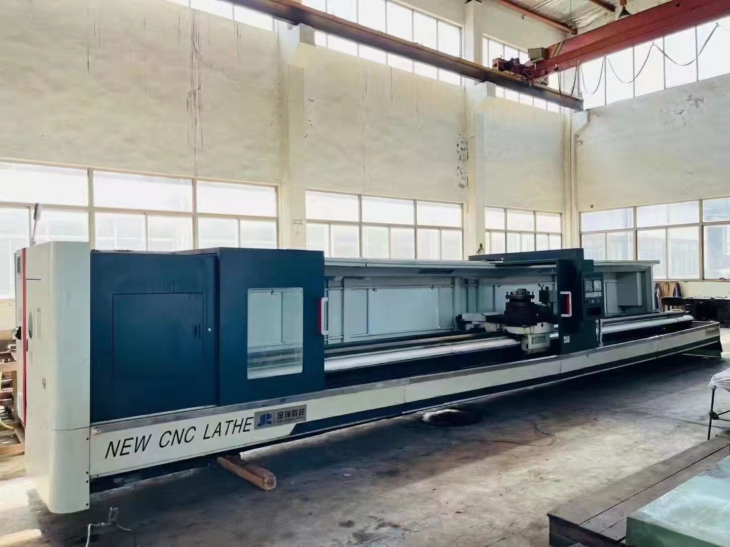 转让二手安徽金瑞CK61100x8米数控卧式车床二手安徽8米数控车