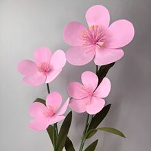仿真户外仿真梅花桃花樱花海棠春季美陈纸艺花商场装饰布置紫薇花